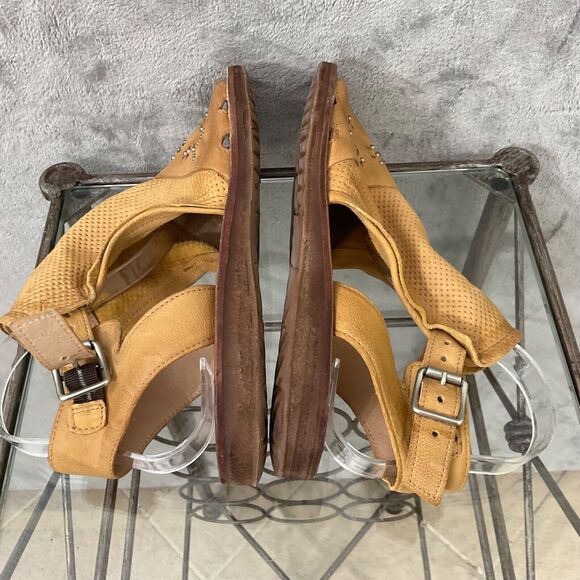 Miz Mooz Fifi Women's Sandals US 9.5-10 W (wide) Brown Wheat Leather - Picture 7 of 14